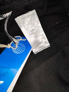 Adidas Originals Black &amp; White 3 strips Joggers