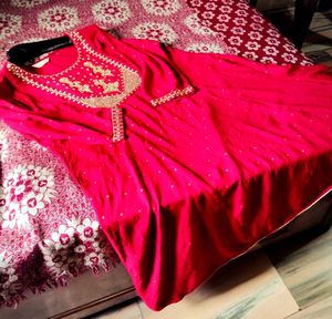 Wedding Party Wear  Kurti Looking So Pretty