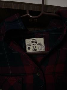 RIG Red Plaid Flannel Shirt