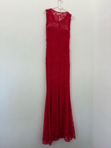 Sexy Red Lace Gown