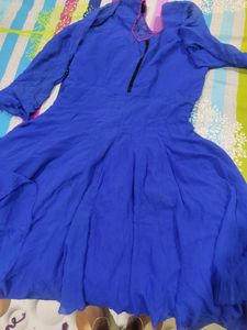Beautiful Royal Blue Frock Suit