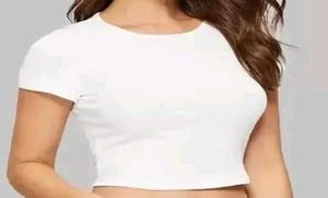 White Crop Ts*it.
