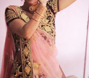 Heavy Wedding Lehnga With Blouse And Duppata