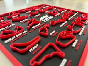 Formula 1 F1 2026 calendar 3d printed