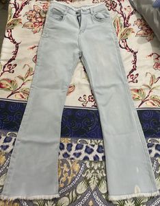 Flared Denim Jeans
