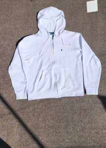 VTG 90s Polo Ralph Lauren White Hoodie