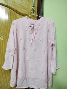 A Beautiful Top With Sweet Pink Touch