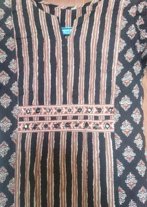 Striped & Patterned Kurti