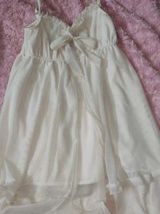 White Sheer Babydoll