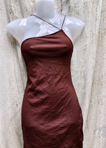 Brown Bodycon Mini Dress