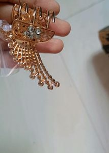 Pearl Studied Clutch/claw/butterfly