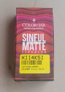 Bestselling Colorbar Sinful Matte Lipcolor Corset