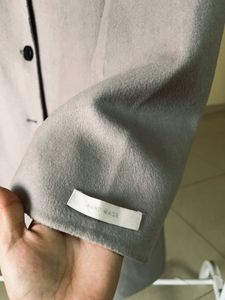 Elegant Grey handmade coat