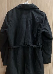 Elegant Black Trench Coat