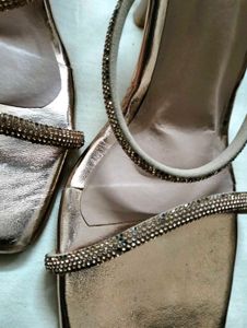 Elegant Copper Pencil Heels