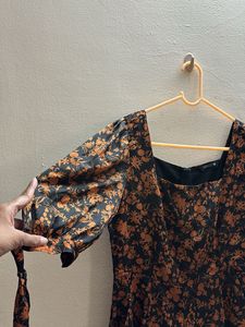 Black &amp; Mustard Jumpsuit