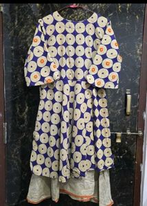 Cotton Flared Sleev Kurta