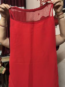 Red Embellished Top