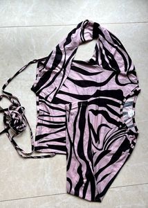 Animal Print Long Sleeve Top