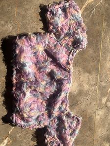 Floral Mesh Top