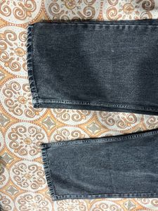 Acid Wash Straight Leg Jeans