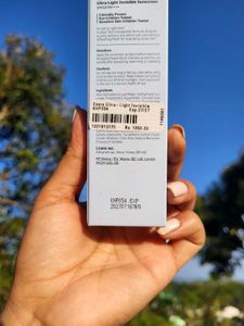 Cosrx Light Invisible Sunscreen Used Once Only