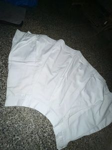 White korean tennis skirt