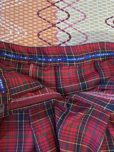 Plaid Pleated Skirt