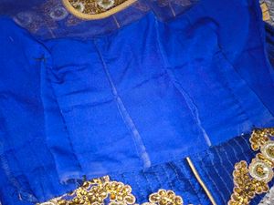 Beautiful blue Lenhga choli