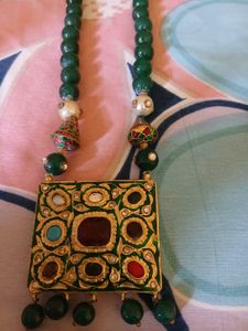 Elegant Navratana Neckpiece Partywear