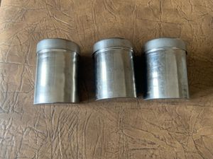Combo Of Three Small Steel Containers