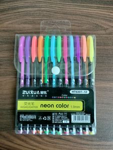 Neon 12 Colours Pen