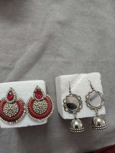 2 Earrings Combo