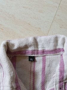 Striped Button-Down Shirt