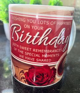 Cake &amp; Roses Mug