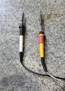 Two Soldering Tools And Iron Tips