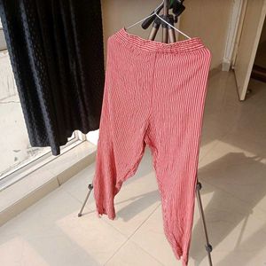 Striped Cotton Pants