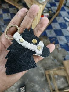 Leather Horse Keyring