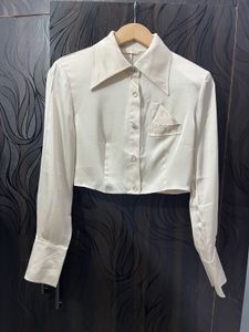 Cream Crop Top Shirt