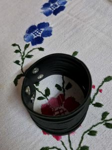 Black Leather Bracelet