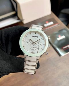 Rado Chronograph Watch - Black &amp; Rose Gold