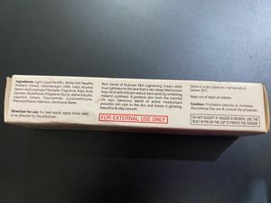 KOZICARE Skin Lightening Cream (Kojic Acid+Arbutin+Glutathione)