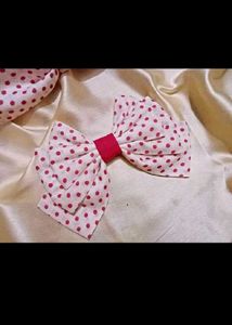 Combo Headband With Bow Clip