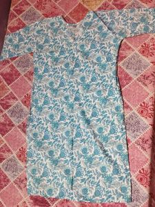 Floral Print A - line Kurti