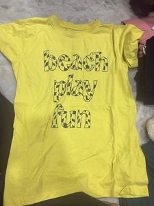 Yellow Graphic Tee