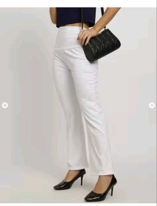 White Straight Leg Pants