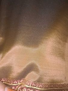 Brown Silk Beautiful Saree