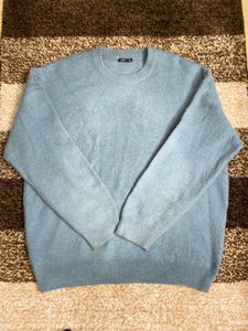 An Aesthetic Blue SANFU sweater