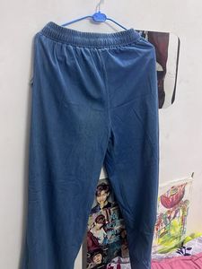 Blue Casual Pants