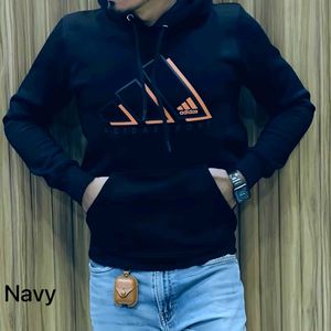 Adidas Black Graphic Hoodie
